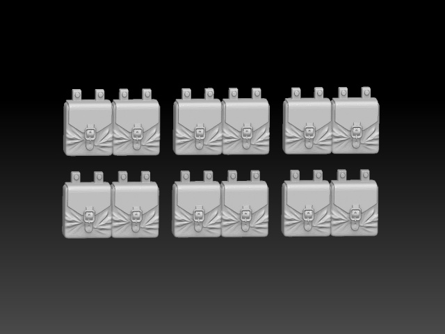 Small Saddles Bags - Dual Pouch   (6)