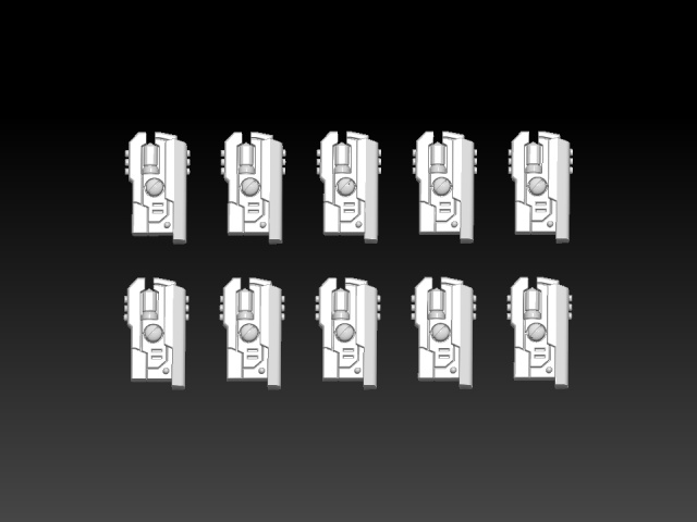 Infantry Gun Barrels   (5)