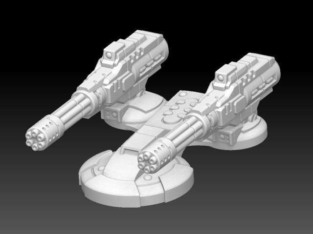 Tank Main Hull Turret - Heavy Autocannon   (1)