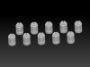 Gatling Gun Barrel Tips - Short  (6)